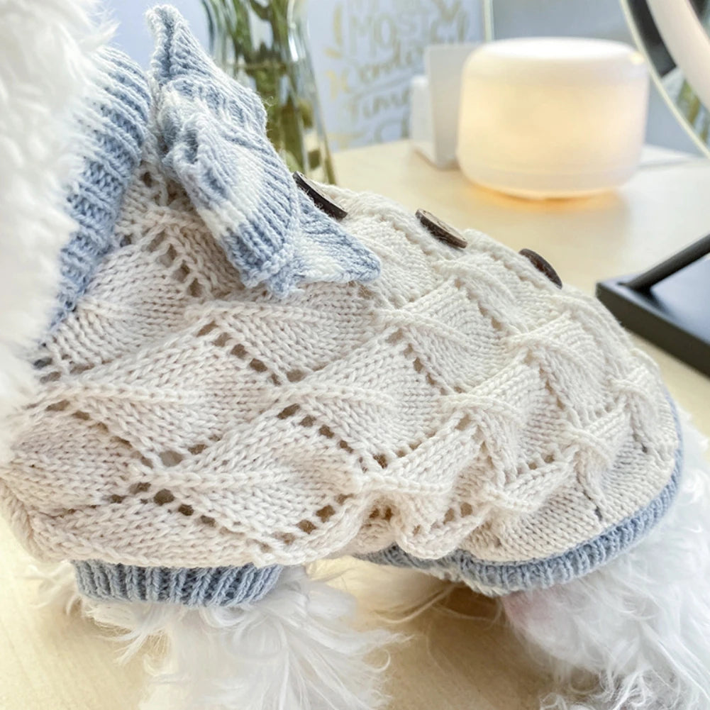 Soft Cozy Clothes Autumn Winter Warm Knitp Sweatshirt for Small Dogs