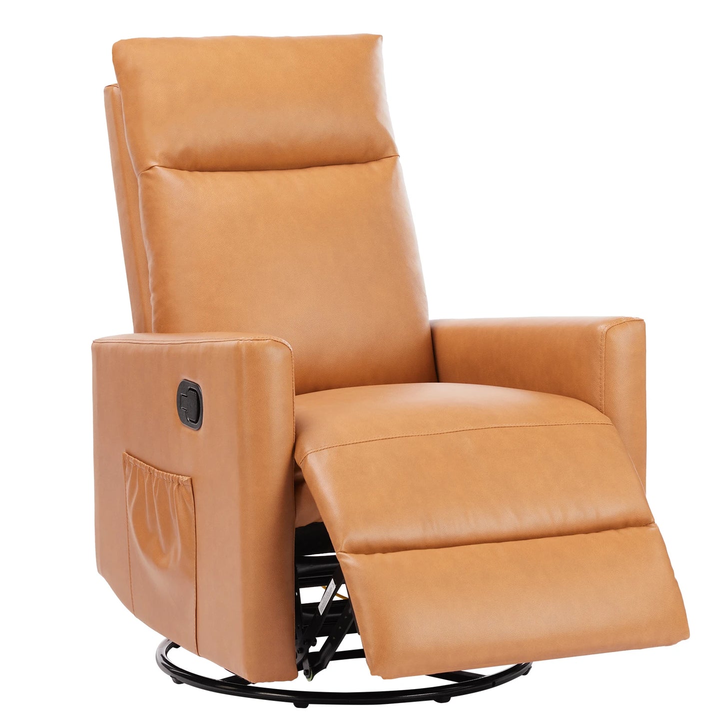 Rotating Rocking Chair Recliner with Oversized Foot Swivel