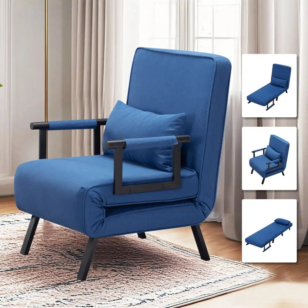 26” Folding 4-in-1 Convertible Sofa Bed for Living Room