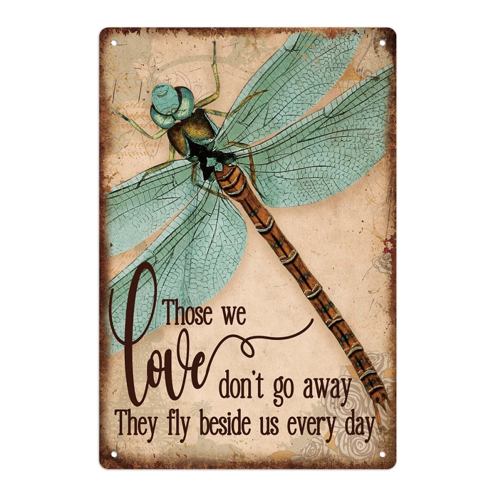 1Pc, Vintage Motivational Quote Tin Plaque Hippie Wall Art Poster