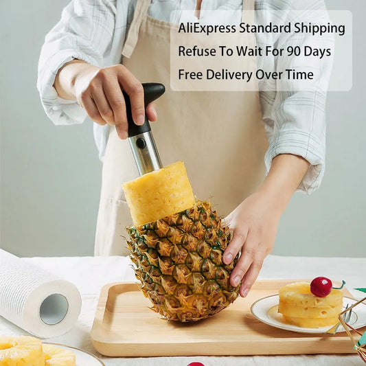 1PCS Stainless Steel Easy To Use Pineapple Corer Slicer Kitchen Tools