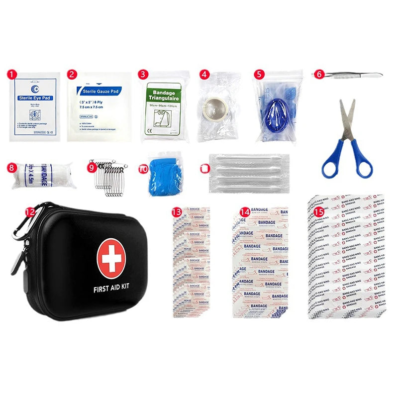 Home First Aid Kit Series Complete Portable Travel Rescue Kit Outdoor Emergency Kit Set Accessories