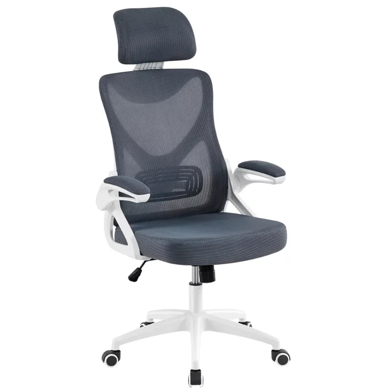 High Back Ergonomic Mesh Office Chair With Adjustable Padded Headrest   S0134e349cf98443d882ad92f3f669457V.webp