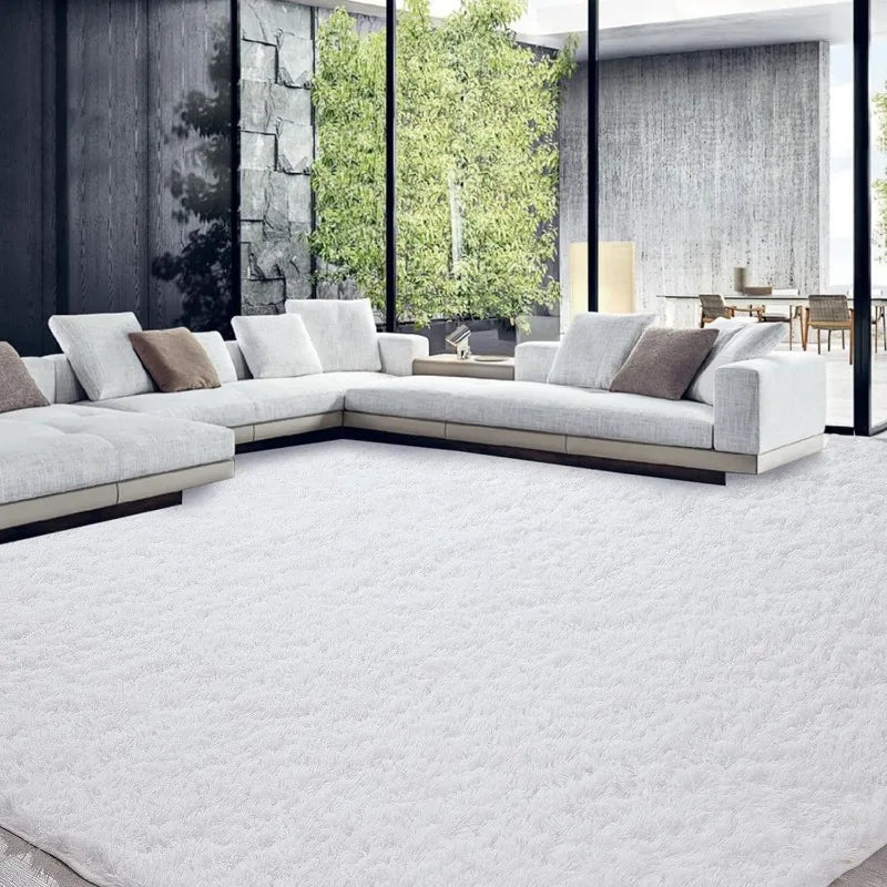 9x12 Feet, Ultra Fuzzy Large Plush Faux Fur Carpet