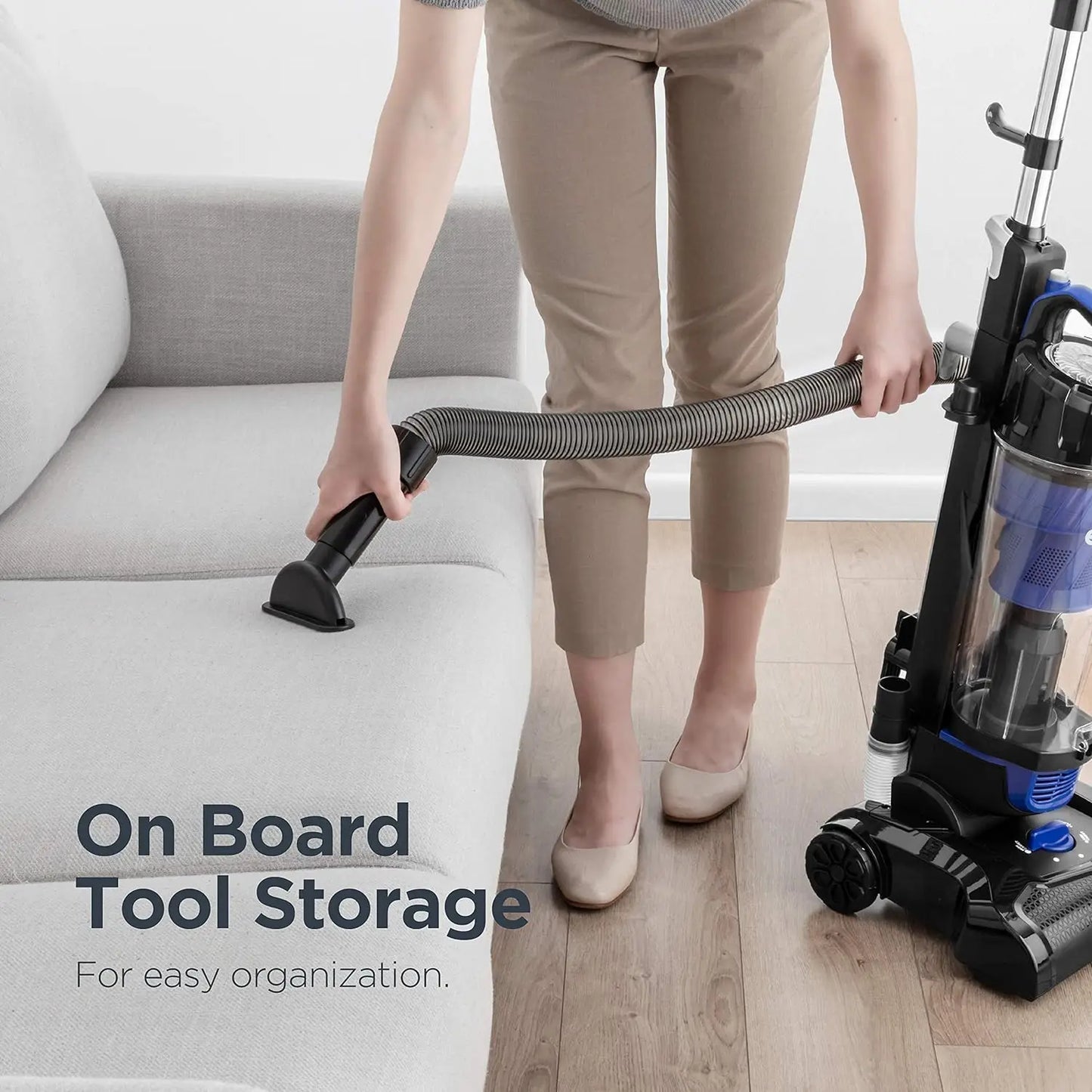 Lightweight Powerful Upright Vacuum Cleaner for Carpet and Hard Floor