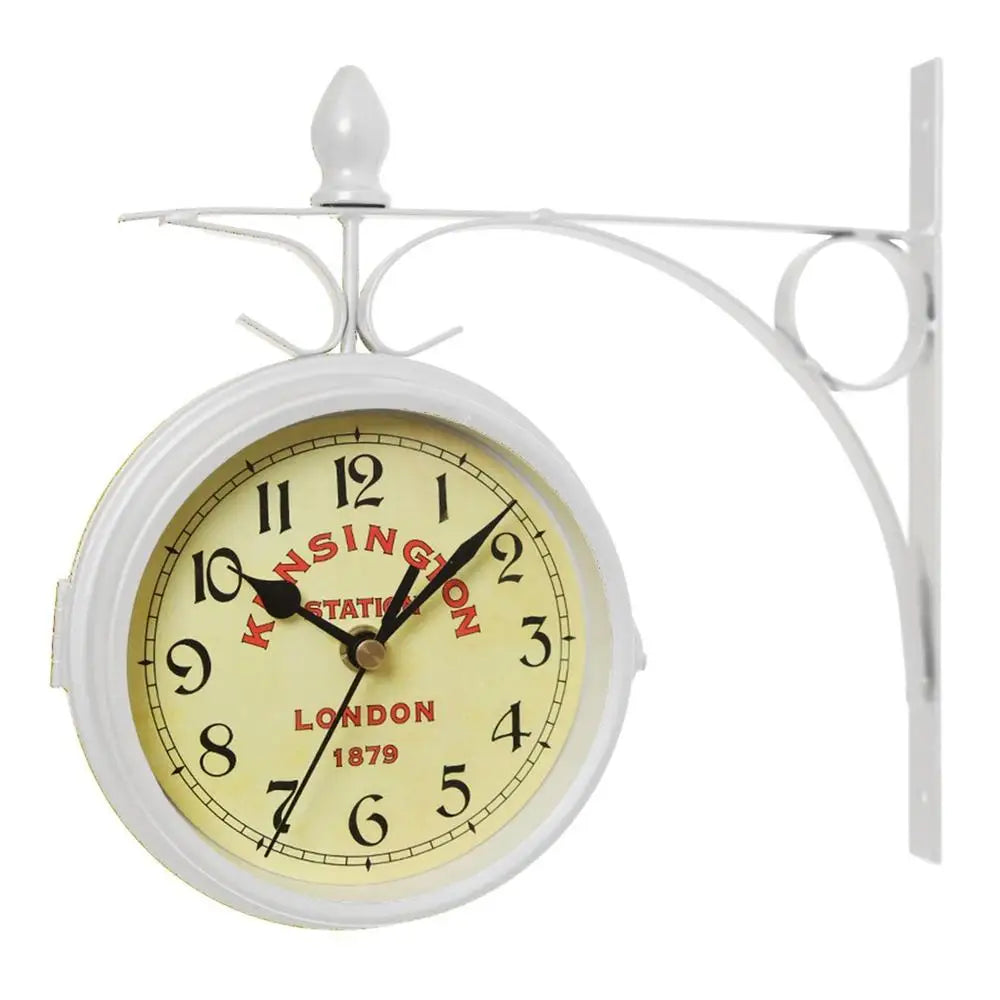 Unique Double-Sided Antique Mini Wall Hanging Clocks Living Room Bedroom Study Classic Wall Decor