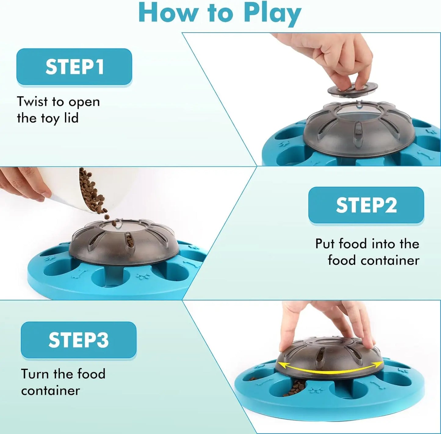 Interactive Dog Enrichment Toys for Pet IQ Training & Mental Enrichment