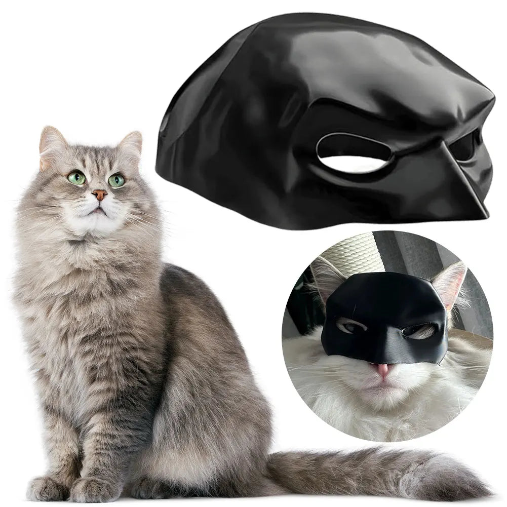 Cute Superhero Pet Hat Bat Man Mask for Cat and Dog