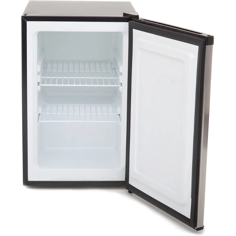 Stainless Steel Upright Freezer with Lock, 2.1 cu ft