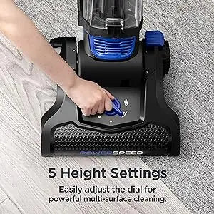 Lightweight Powerful Upright Vacuum Cleaner for Carpet and Hard Floor