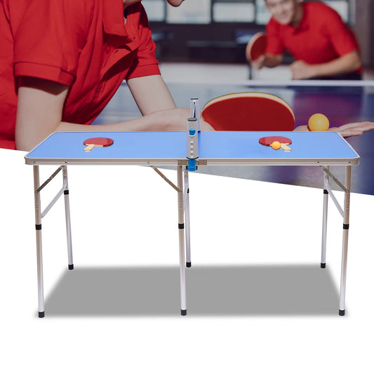 Table Tennis Table Ping Pong Tables Set Portable Folding Family Game Tables with Removable net