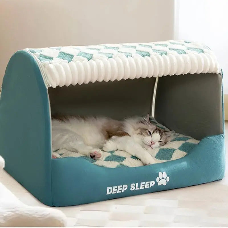 Comfy Pet House Bed grey