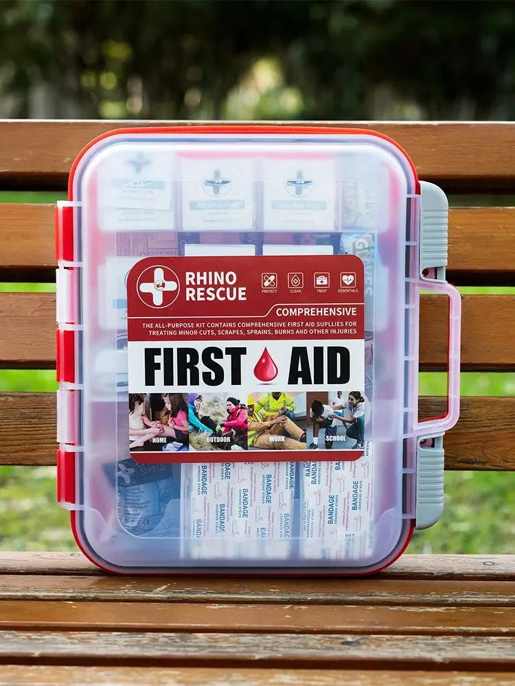 350 Pieces All-Purpose First Aid Kit, Home & Office Professional Medical Supplies, for Emergency