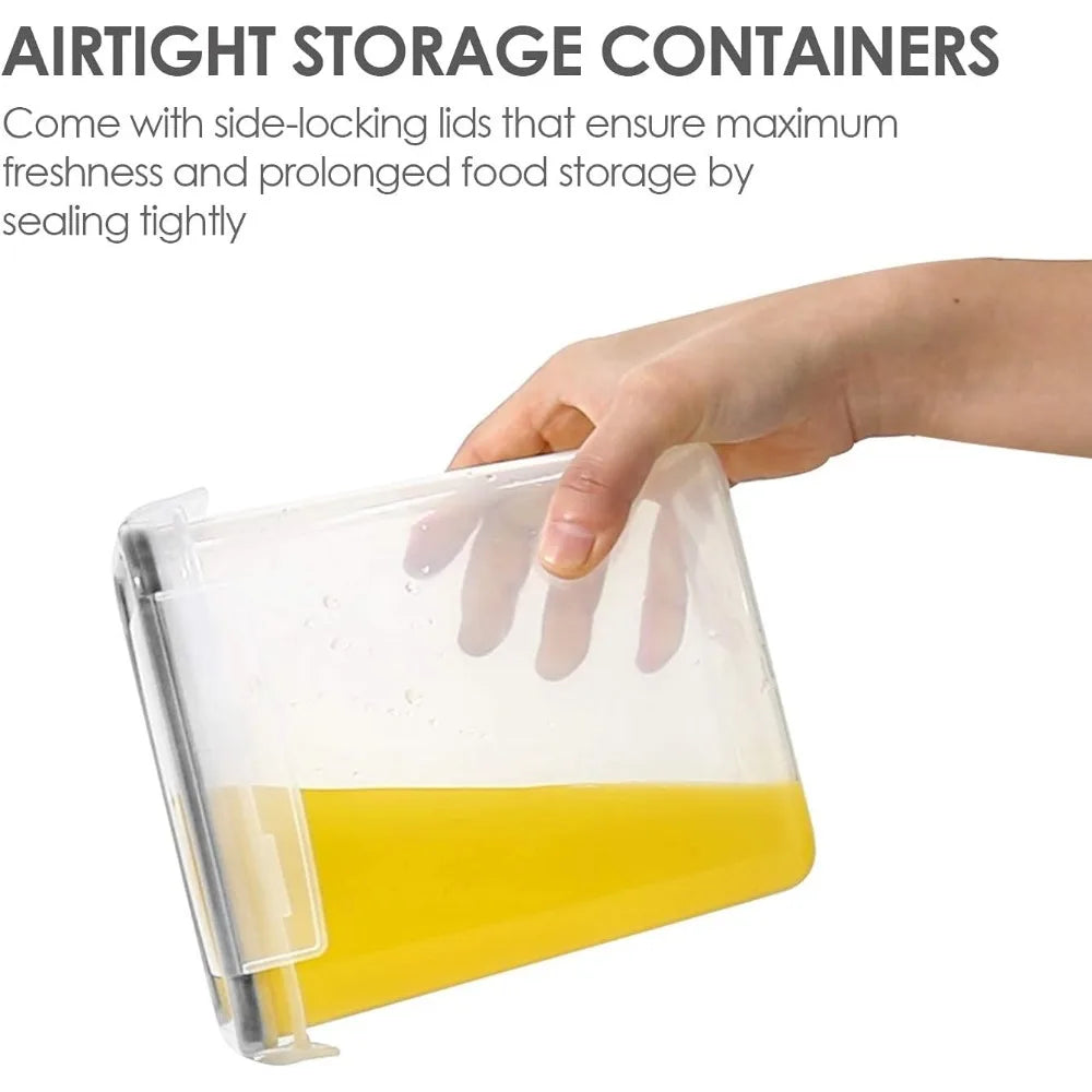 32pcs Airtight Food Storage Containers Set, Kitchen and Pantry Organization Canisters with Lids