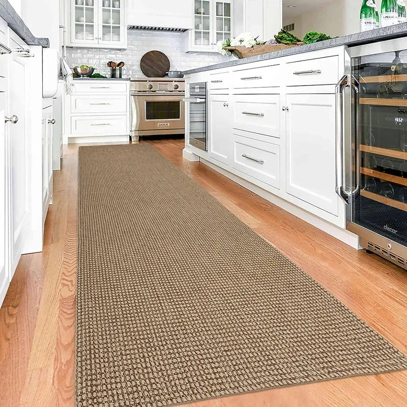 Washable Area Rugs Natural Rubber Backed Rugs Braided Cotton Floor Carpet