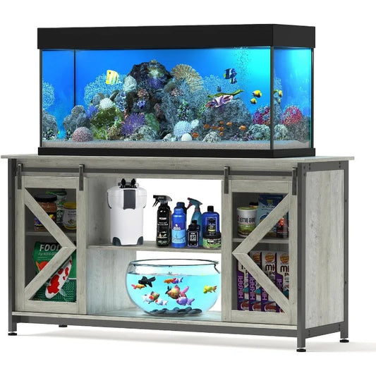 75-90 Gallon Heavy Duty Metal Large Aquarium Stand for Accessories