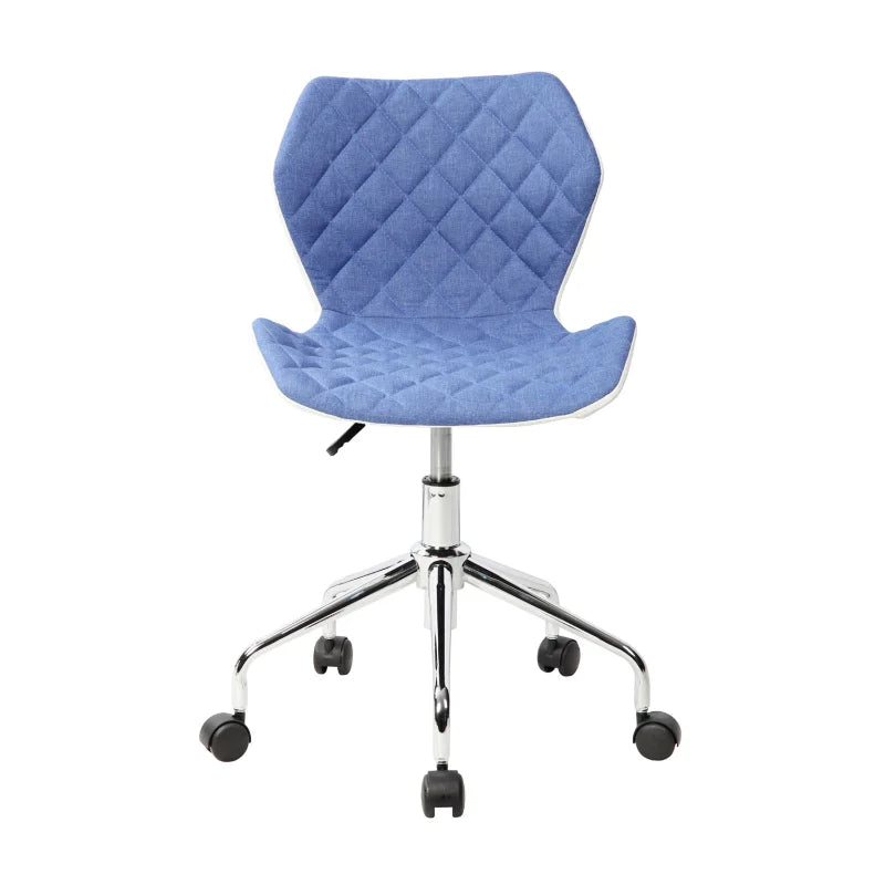 Adjustable Office Task Chair, Blue computer chair