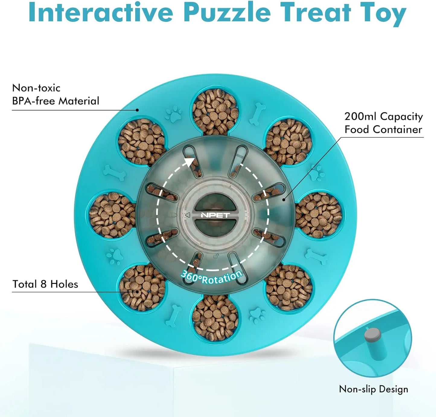 Interactive Dog Enrichment Toys for Pet IQ Training & Mental Enrichment