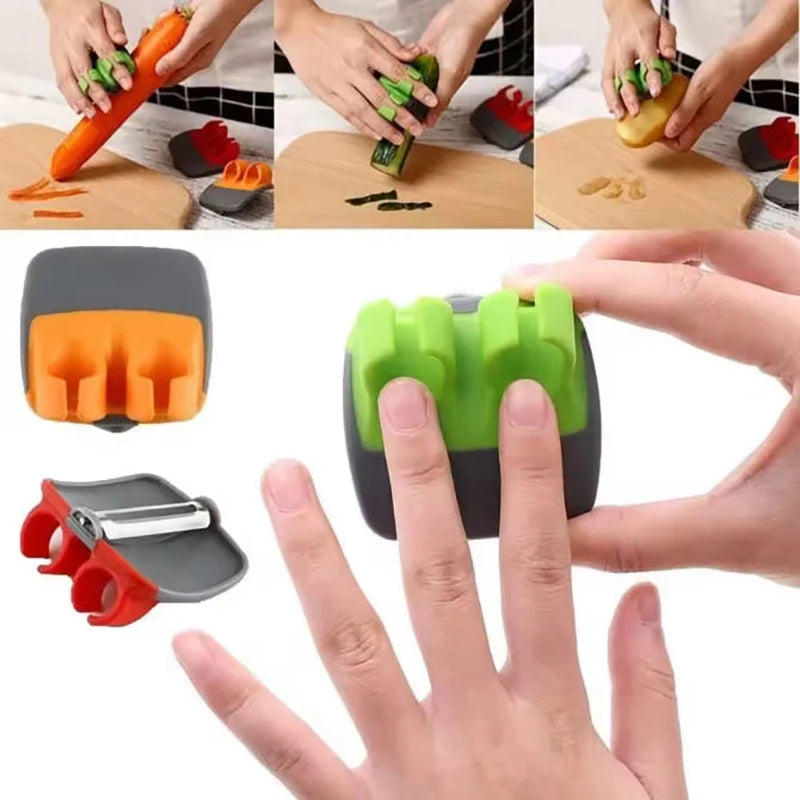 Finger Melon Planer Shaver Kitchen Tool Helper Accessories Non-slip Gadget Cutter