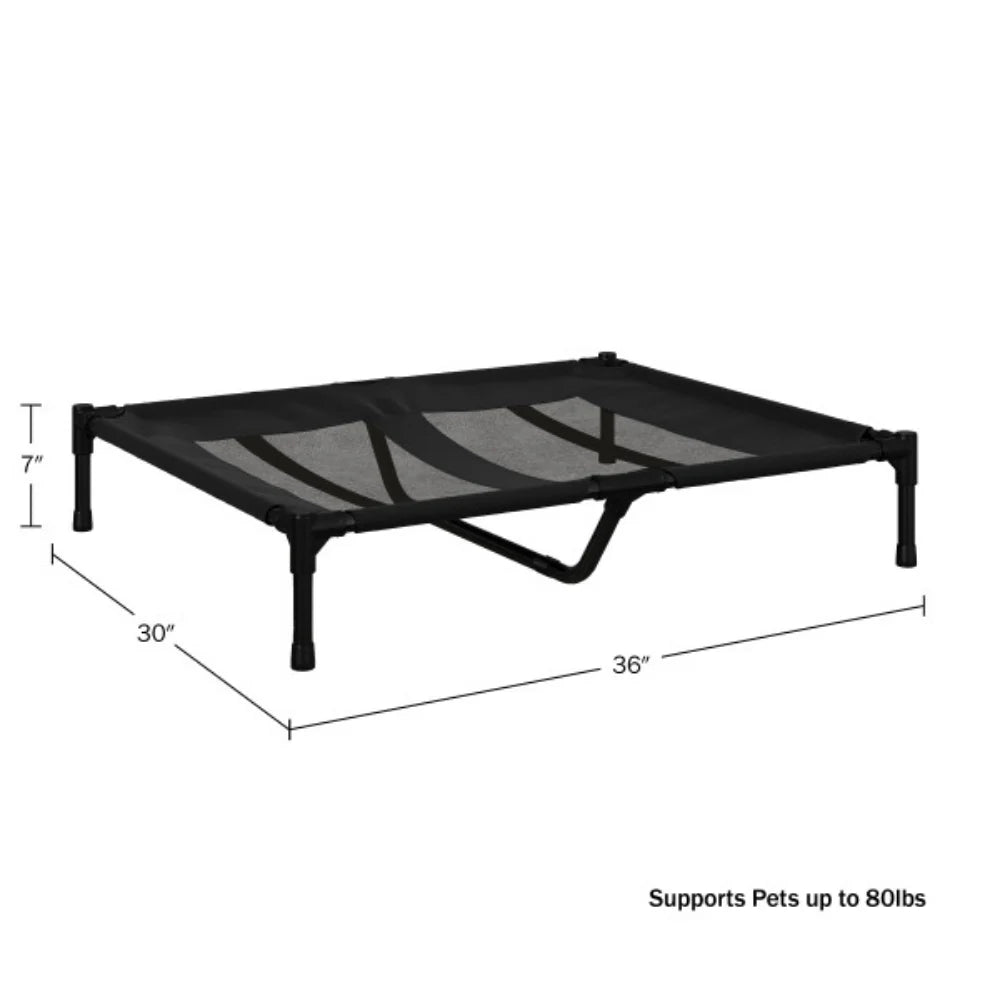 36x30-Inch - Indoor/Outdoor Dog Cot or Puppy Bed for Pets