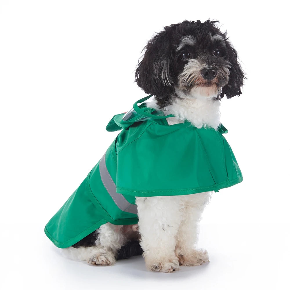 Fashionable Reflective Cute Animal Raincoat for Big Dogs