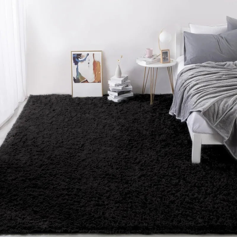 9x12 Feet, Ultra Fuzzy Large Plush Faux Fur Carpet