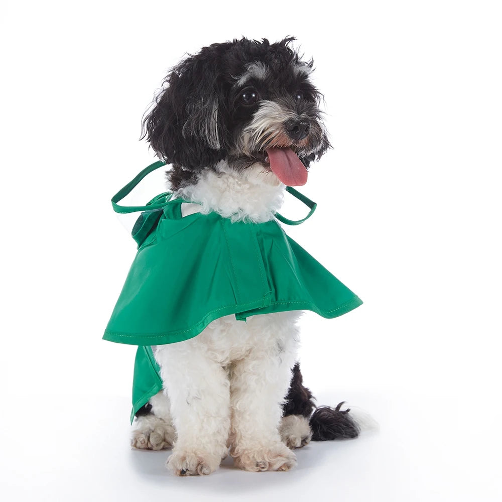 Fashionable Reflective Cute Animal Raincoat for Big Dogs