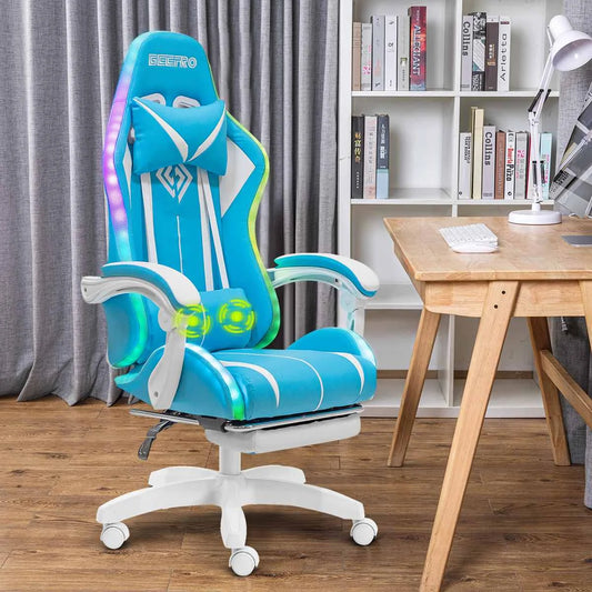 High Quality Gaming Light Gamer Computer Ergonomic Chair 2 Point Massage Gamer Chair