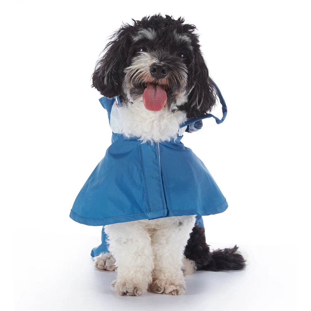 Fashionable Reflective Cute Animal Raincoat for Big Dogs