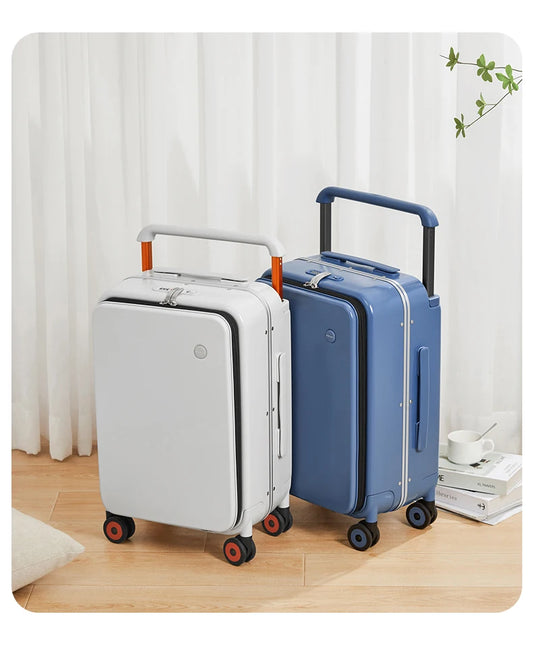 New Design Wide Handle Suitcase Men/women Carry-On Luggage