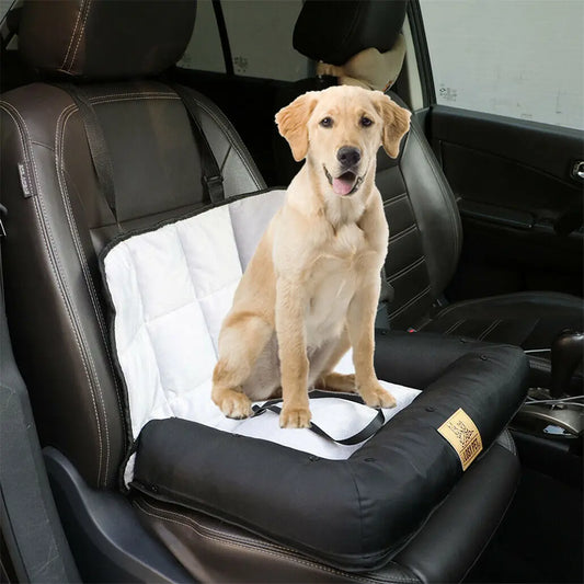 Car Seat Bed for Dog with Removable Pad Cover and Safety Belt 3 Sizes