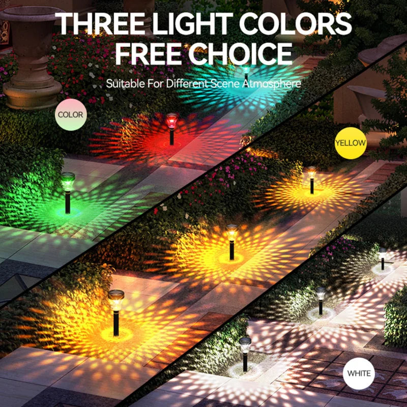 Waterproof Landscape Path for Yard Backyard Lawn Patio LED Night Lighting Christmas Decoration