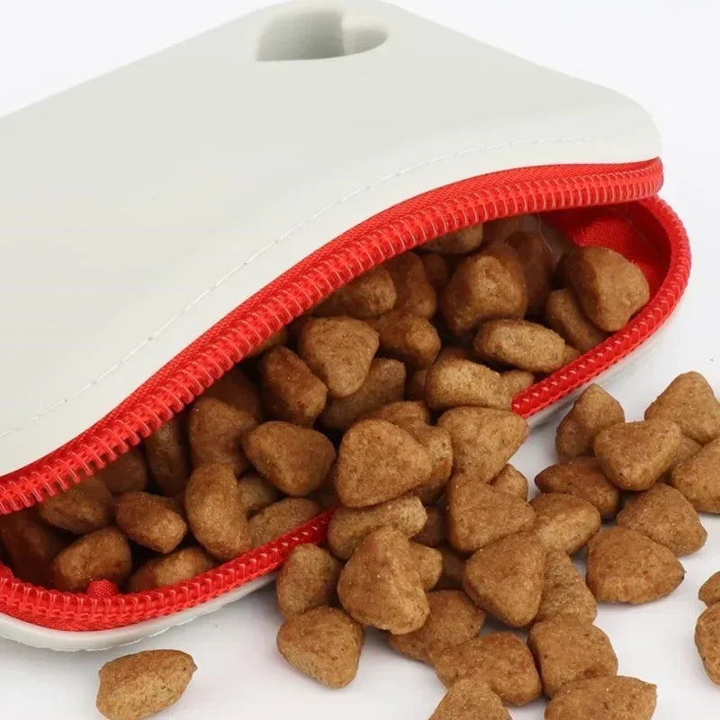 Silicone Dog Treat Pouch Portable Pet Snack Pack Lightweight Odorless