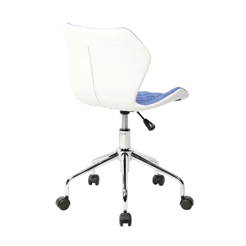 Adjustable Office Task Chair, Blue computer chair