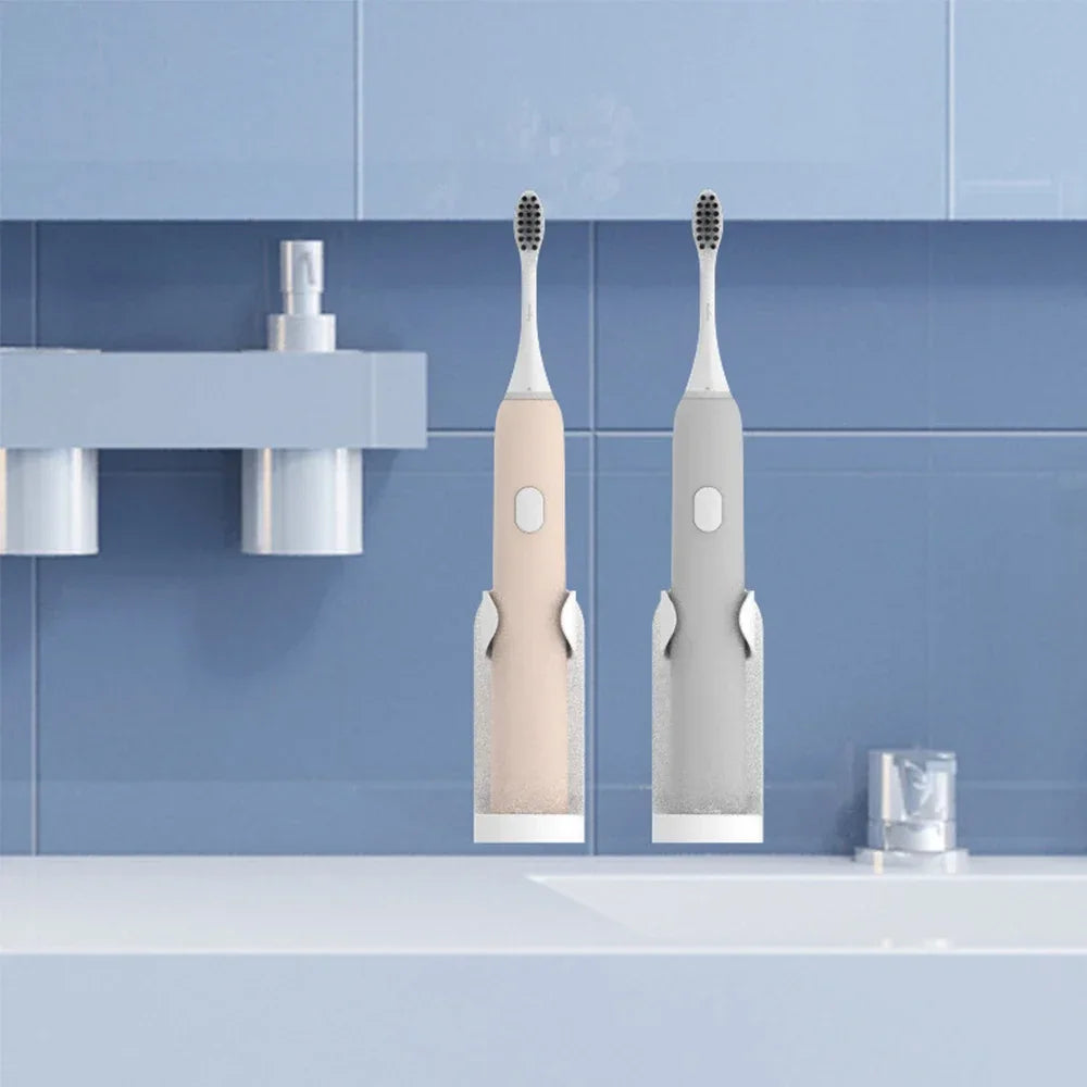 Electric Toothbrush Wall-Mounted Holder Space Saving Bathroom Accessories