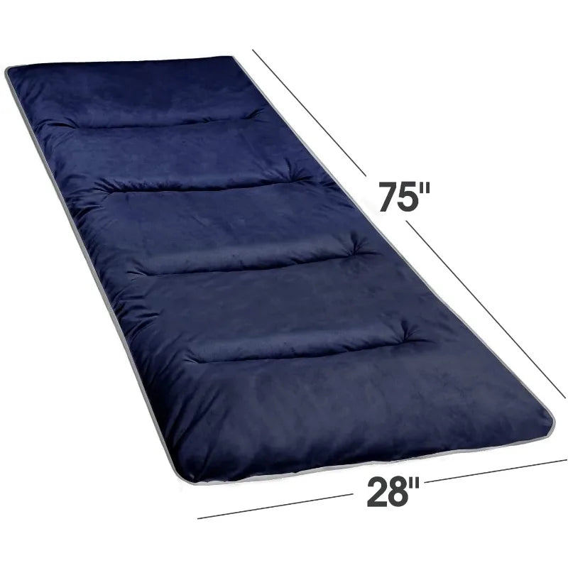 Outdoor Tent Sleeping Mat with Waterproof Bottom, Soft Comfortable Cotton Thick