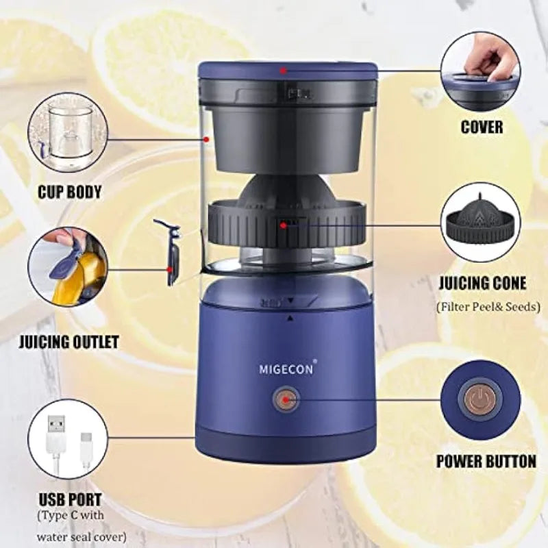 Electric High charging Wireless Portable juicer