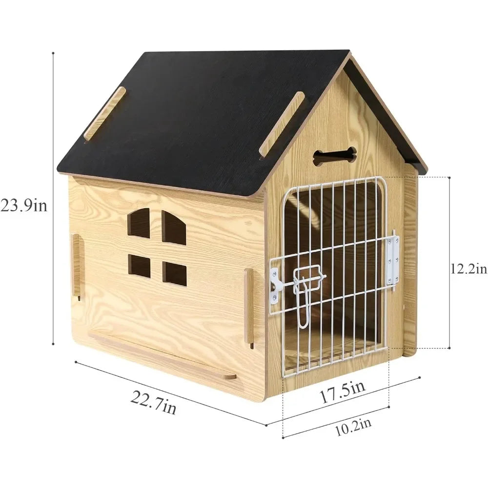 Dog House for Dogs Small Indoor Dog Cave with Vents and Raised Floor for Warmth