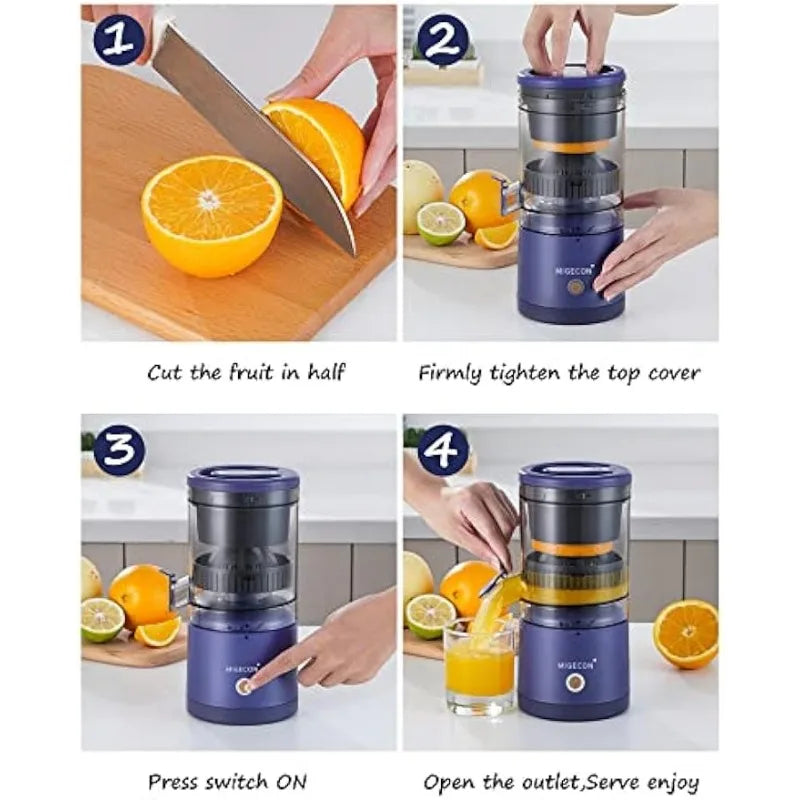 Electric High charging Wireless Portable juicer