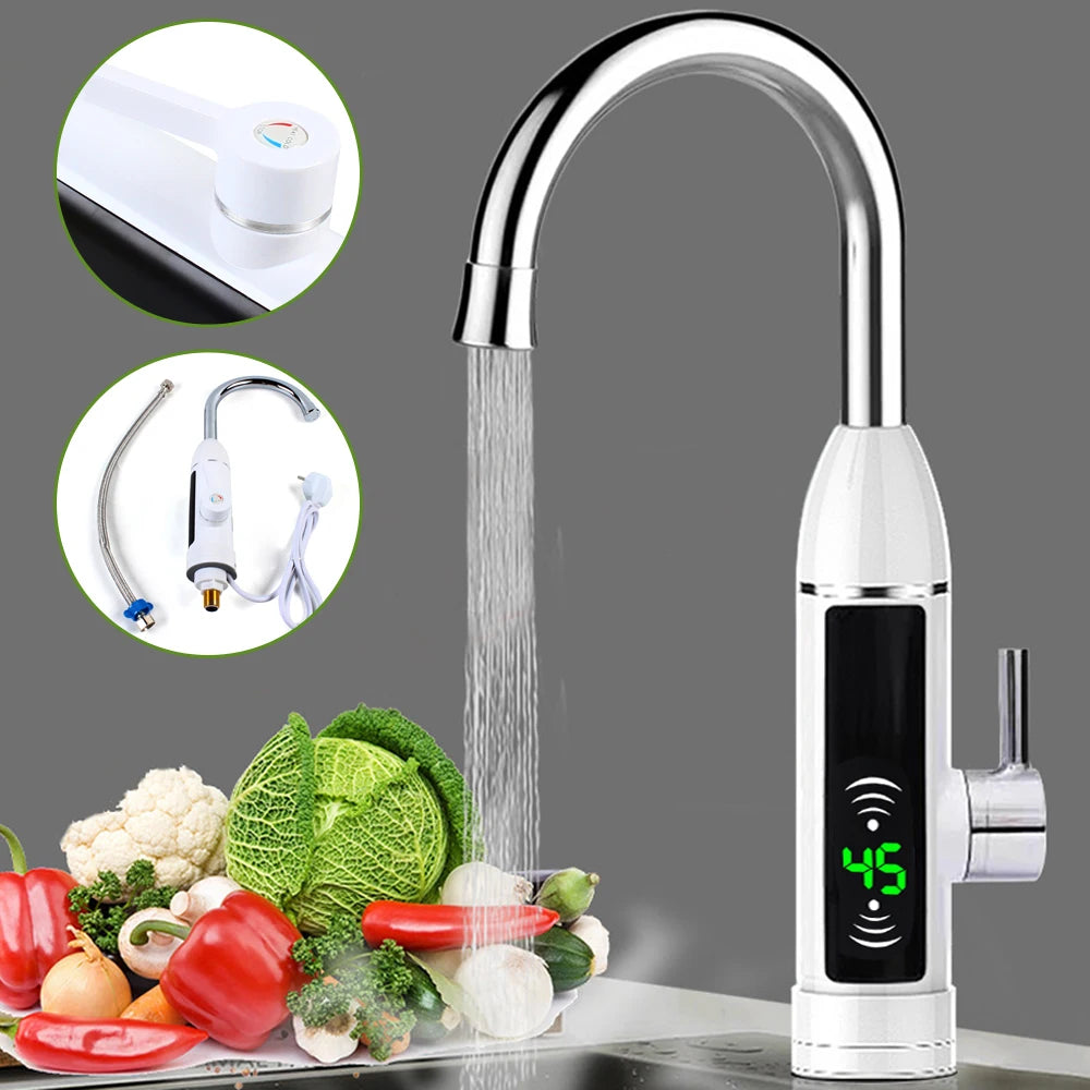 Electric Faucet 360° Rotatable Instantaneous Heating 3000W