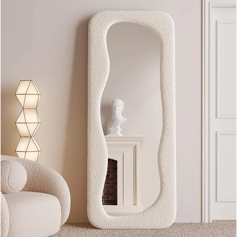 Irregular Wavy Mirror Standing