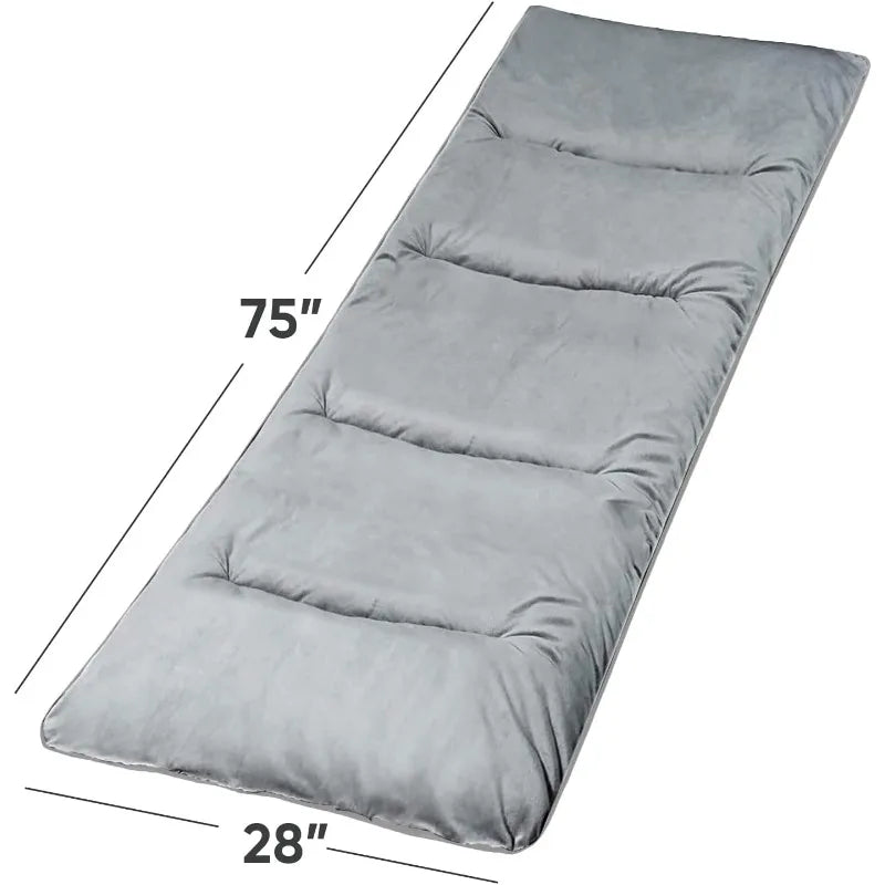 Outdoor Tent Sleeping Mat with Waterproof Bottom, Soft Comfortable Cotton Thick