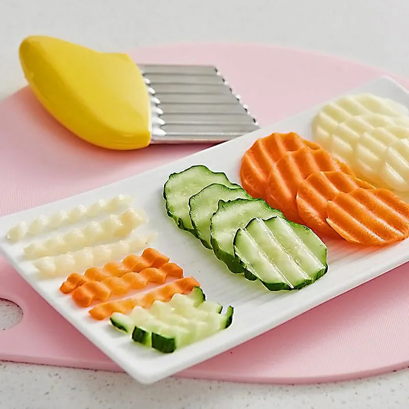 Corrugated Wavy Knife French Fries Potato Cutter Kitchen Tools