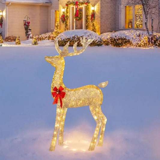 Christmas LED Light Luminous Deer Garden Decoration