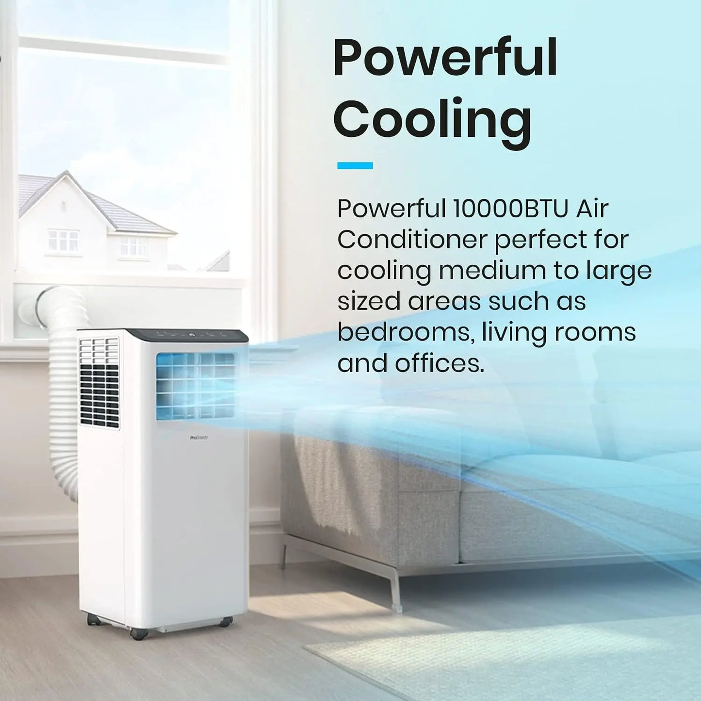 4 in 1 Portable Air Conditioning Unit, Smart Air Conditioner with Fan, Dehumidifier