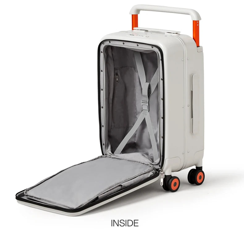 New Design Wide Handle Suitcase Men/women Carry-On Luggage