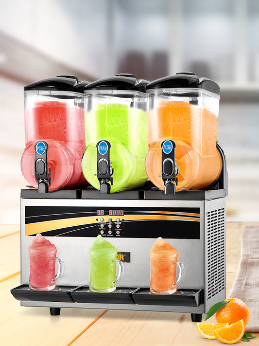 45L Slushy Machine Intelligent LED Control Panel Drink Dispenser